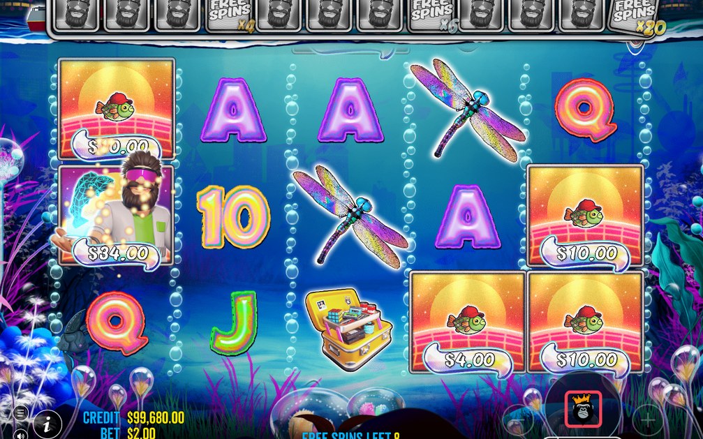 Free Spins mit Multiplikatoren 2x, 3x und 10x