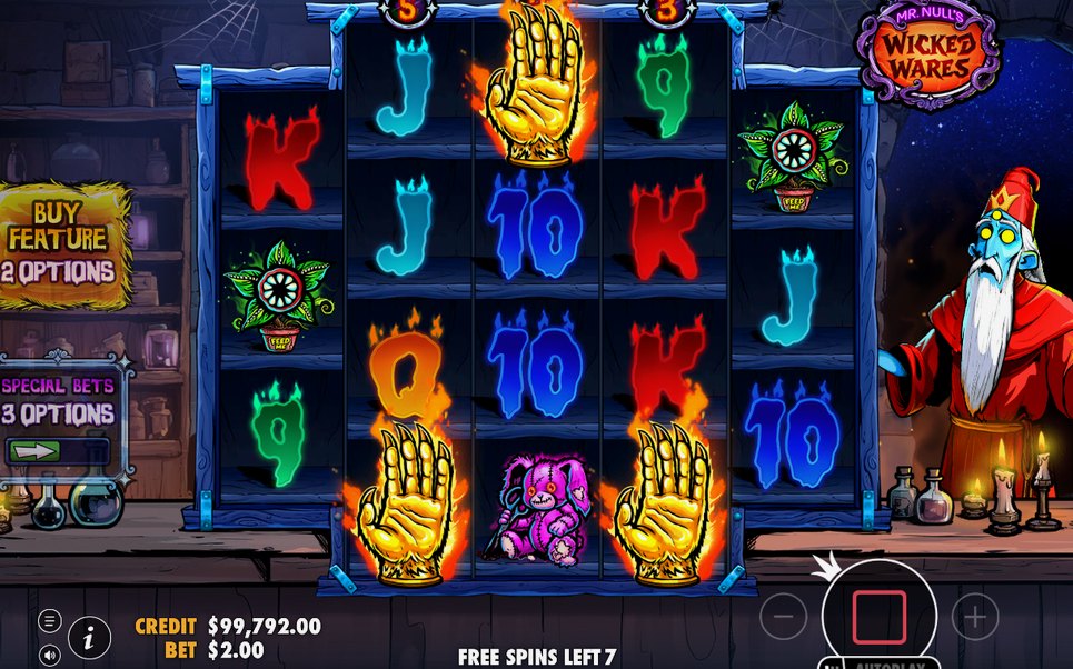 Freispielansicht, wie sie im Spiel erscheint